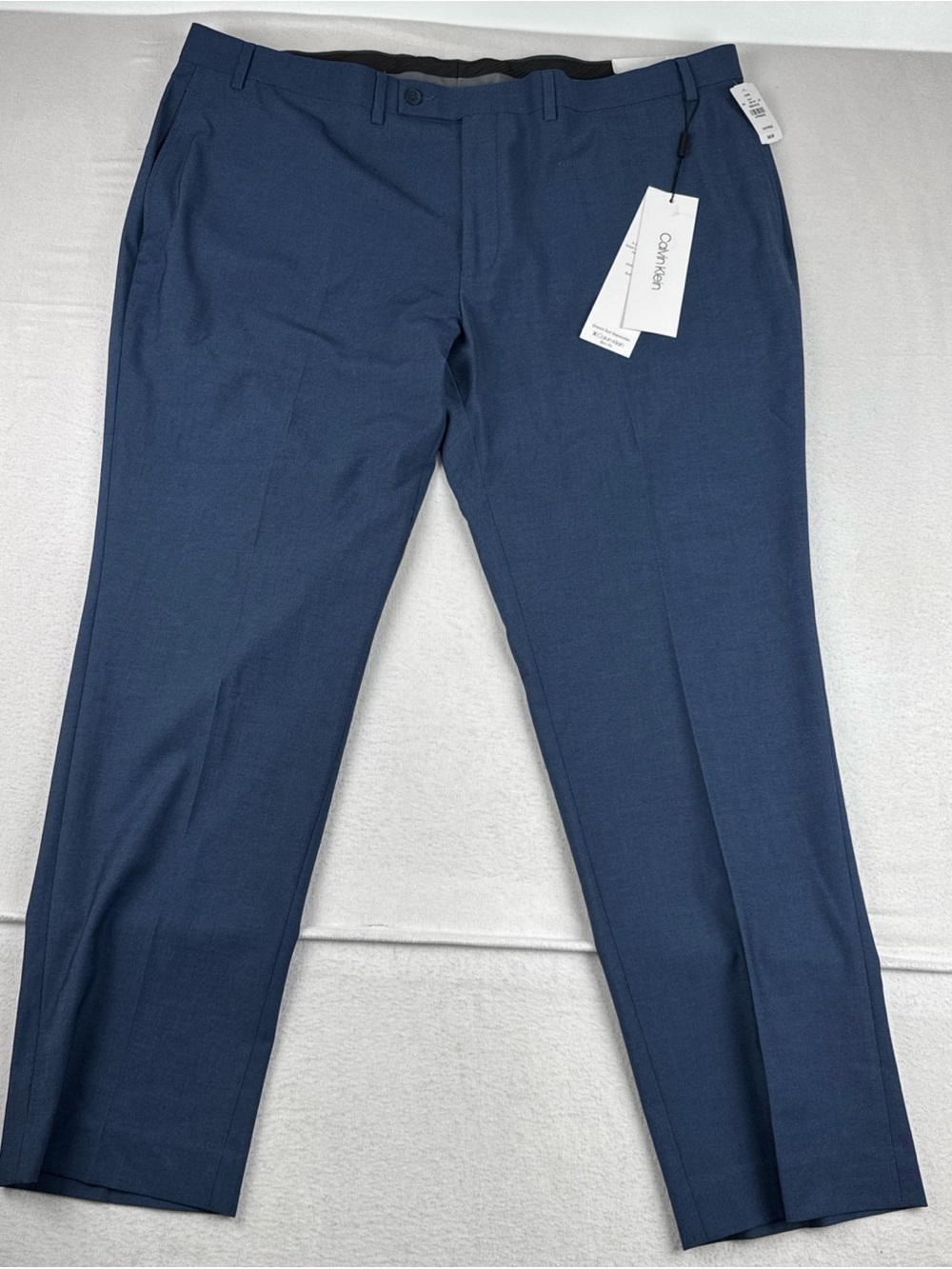 New! Calvin Klein Jerome Suit Separates Slim Fit Blue Dress Pants 44*30 Office